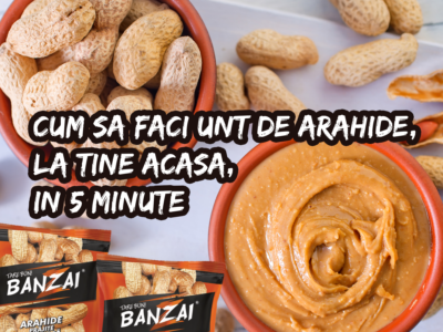 Cum sa faci unt de arahide, la tine acasa, in 5 minute