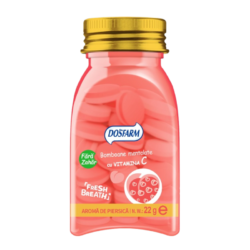 Bomboane Dosfarm cu aroma de piersica