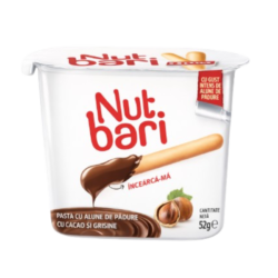 Pasta cu alune de padure cu cacao si grisine